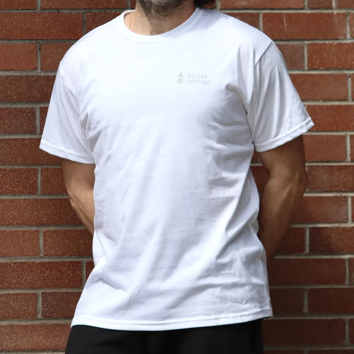 Wizard Logo T-Shirt - White (Large) 1