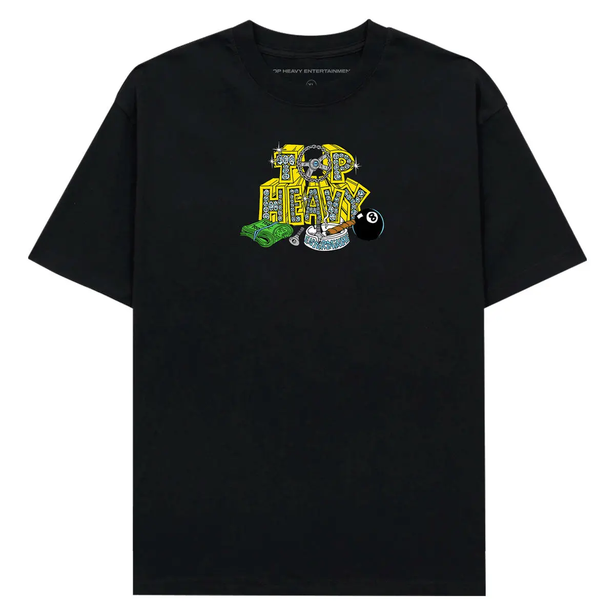 Top Heavy Payday T-Shirt - Black 1