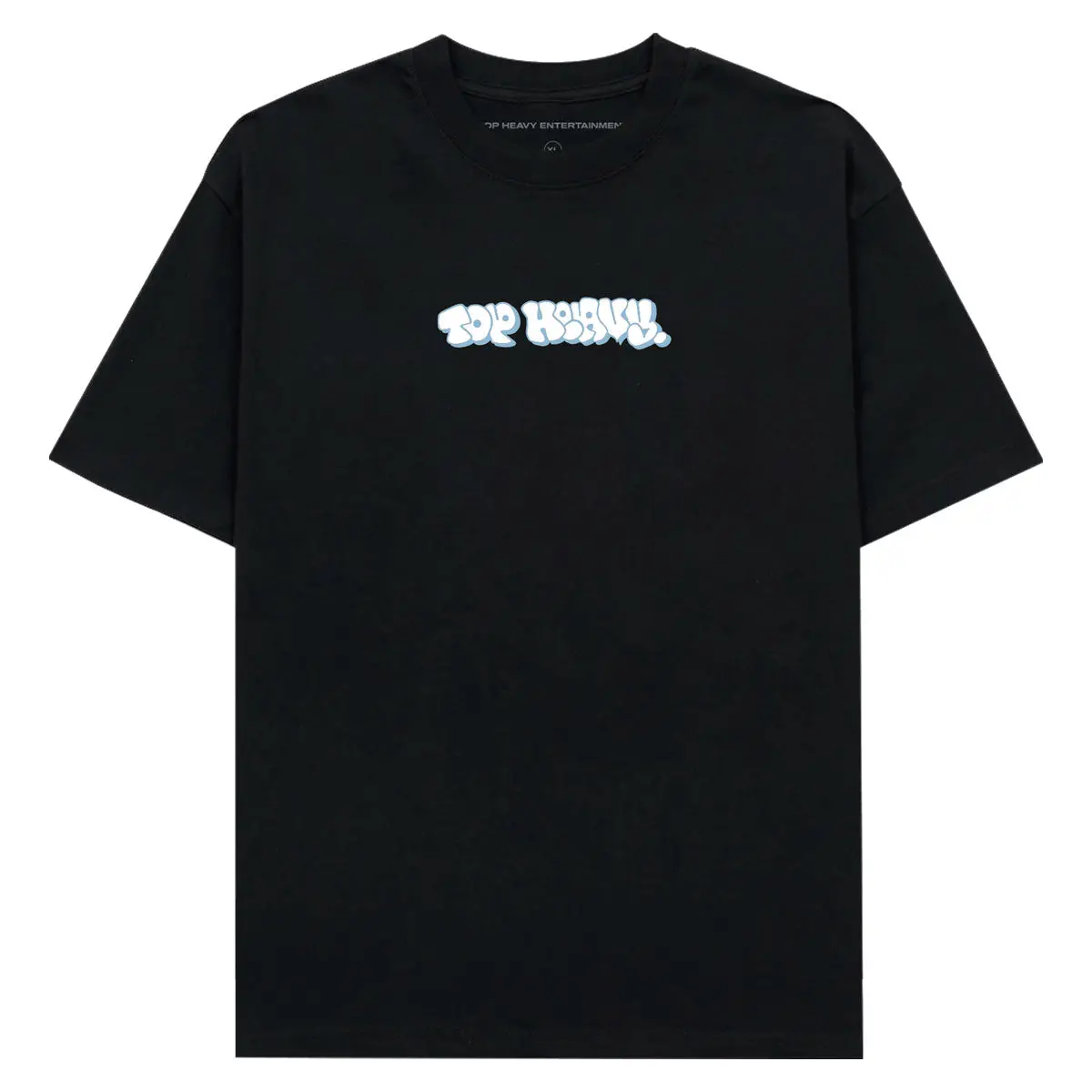 Top Heavy Og Throwie T-Shirt - Black/White/Slate 1