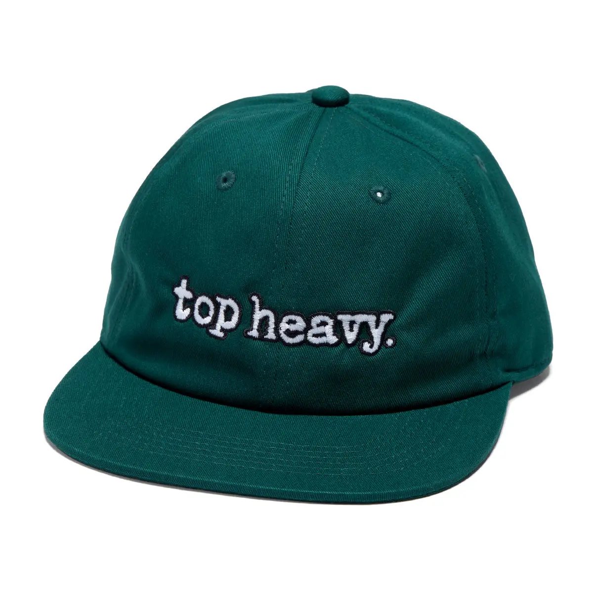 Top Heavy Typo Hat - Dark Mint 1