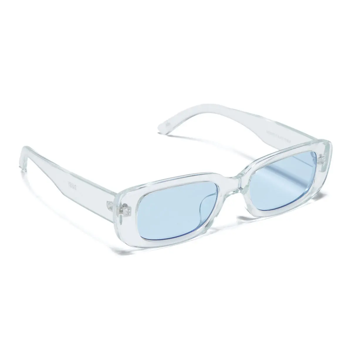 Glassy Darby Sunglasses - Ice/Blue Lens 1
