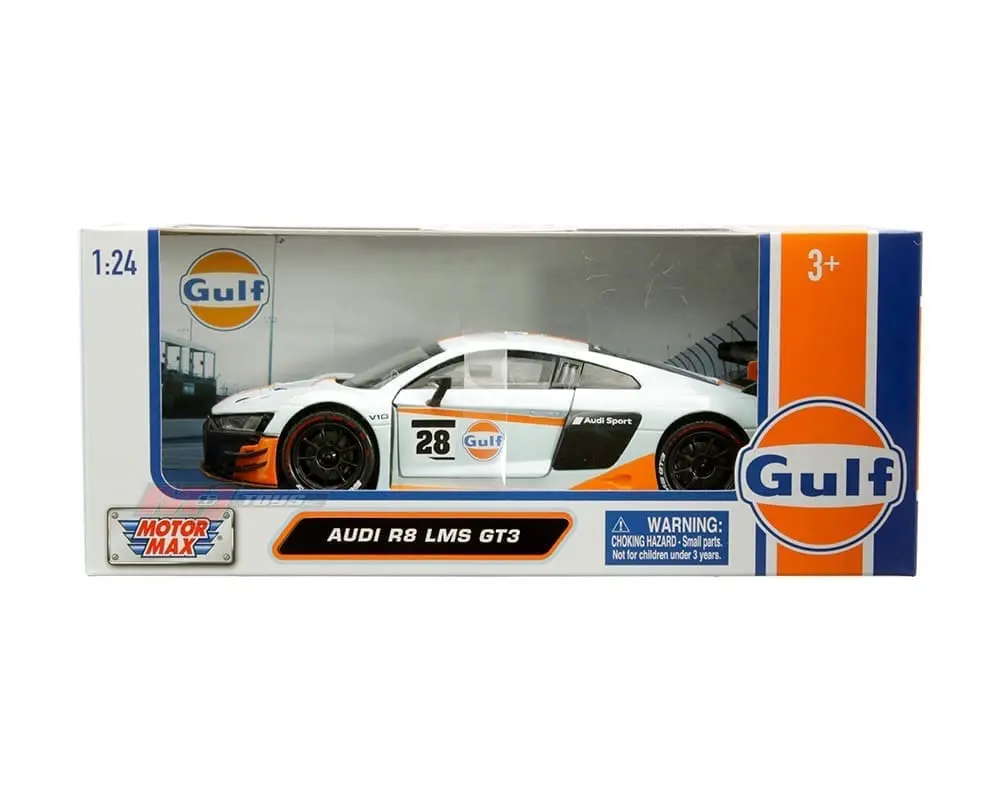 Motor Max 1/24 Audi R8 Lms Gt3 – Light Blue – Gulf 1