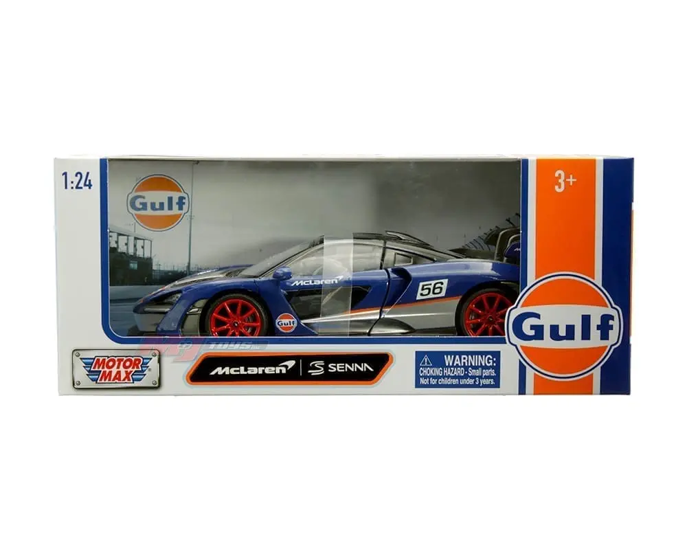 Motor Max 1:24 Mclaren Senna – Dark Blue – Gulf 1