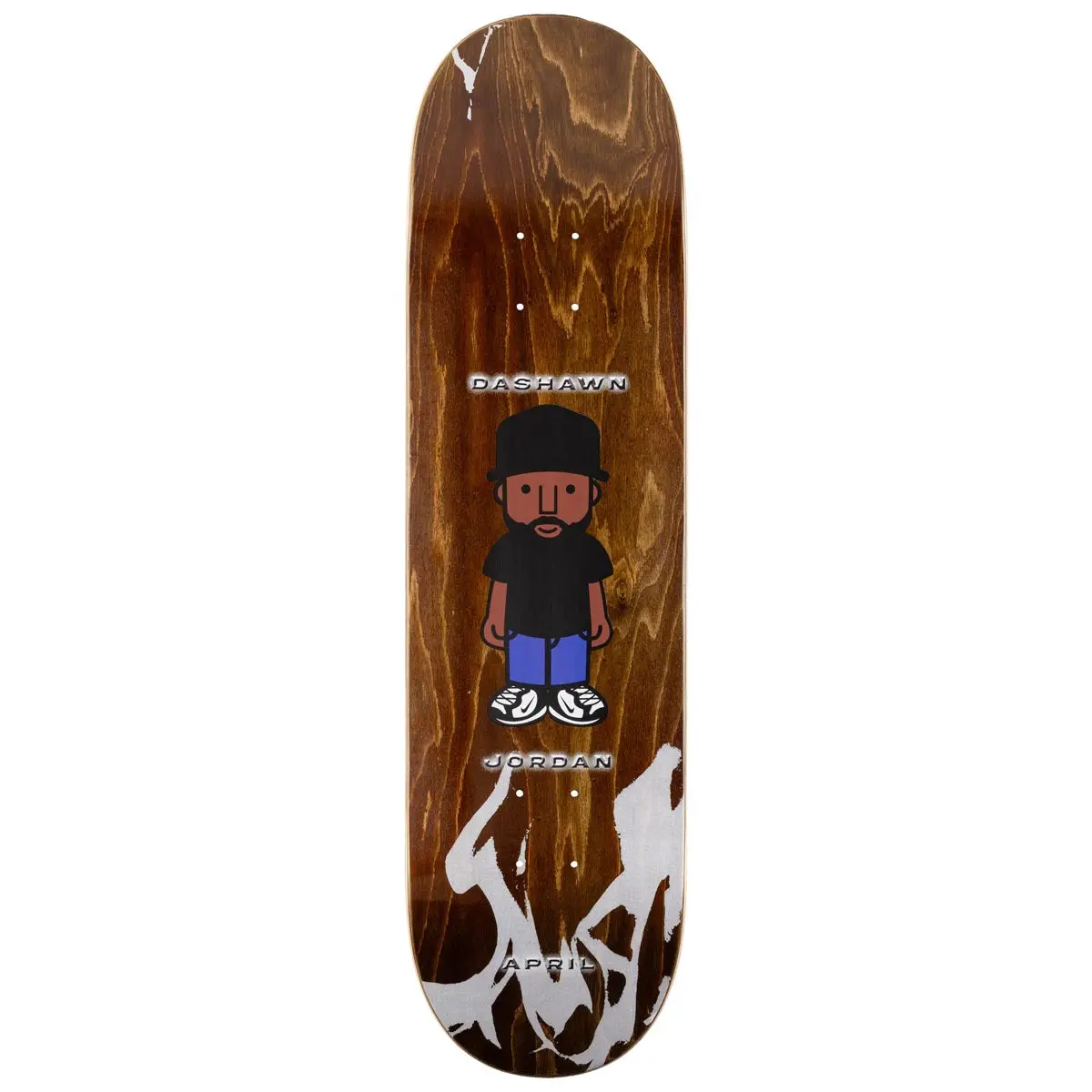 April Dashawn Jordan Character Skateboard Deck - 8.38" 1