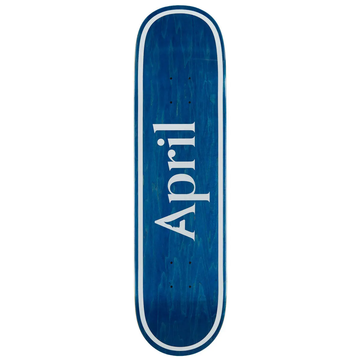 April Og Logo Skateboard Deck - Blue Invert - 8.00" 1