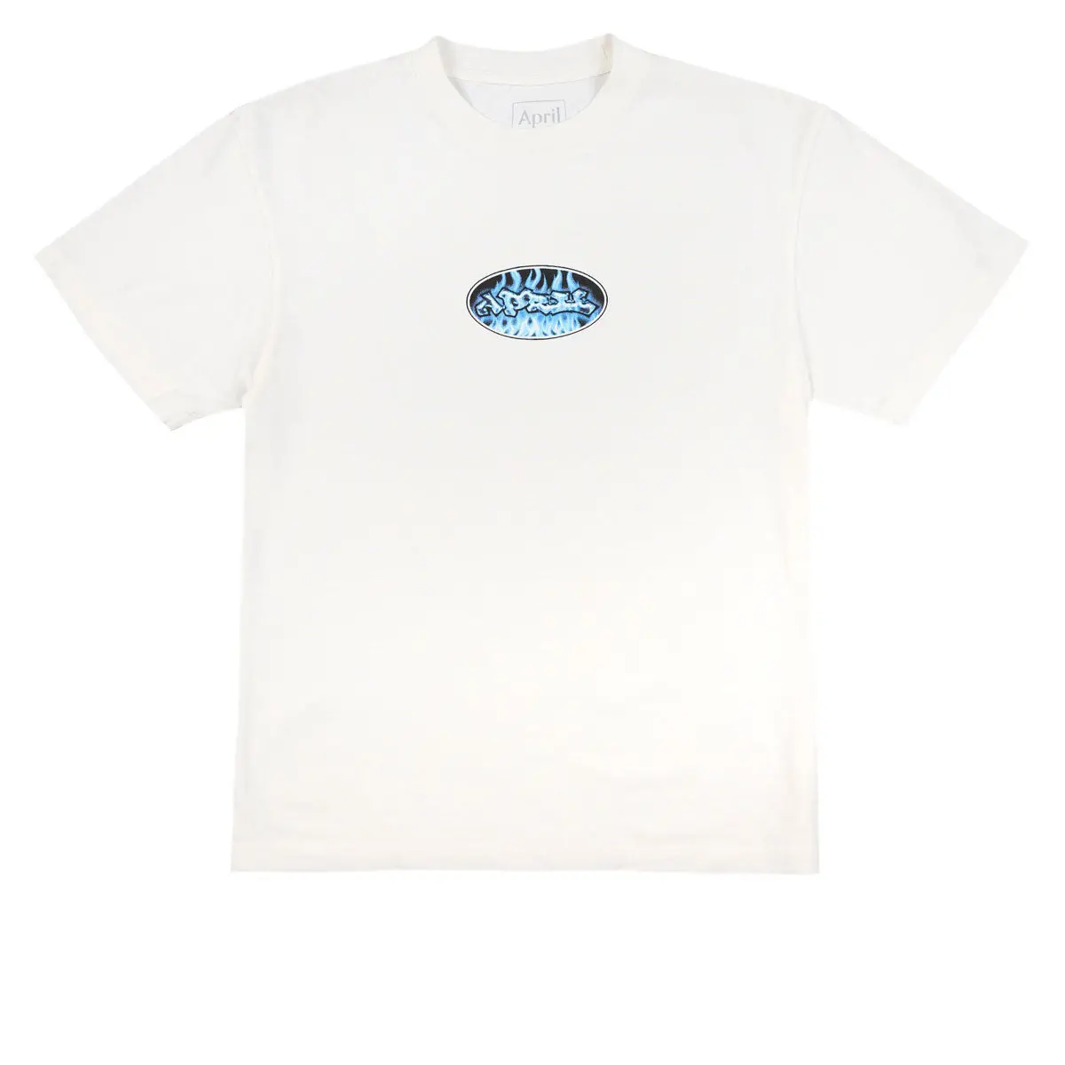 April Clear Flames T-Shirt - White 1