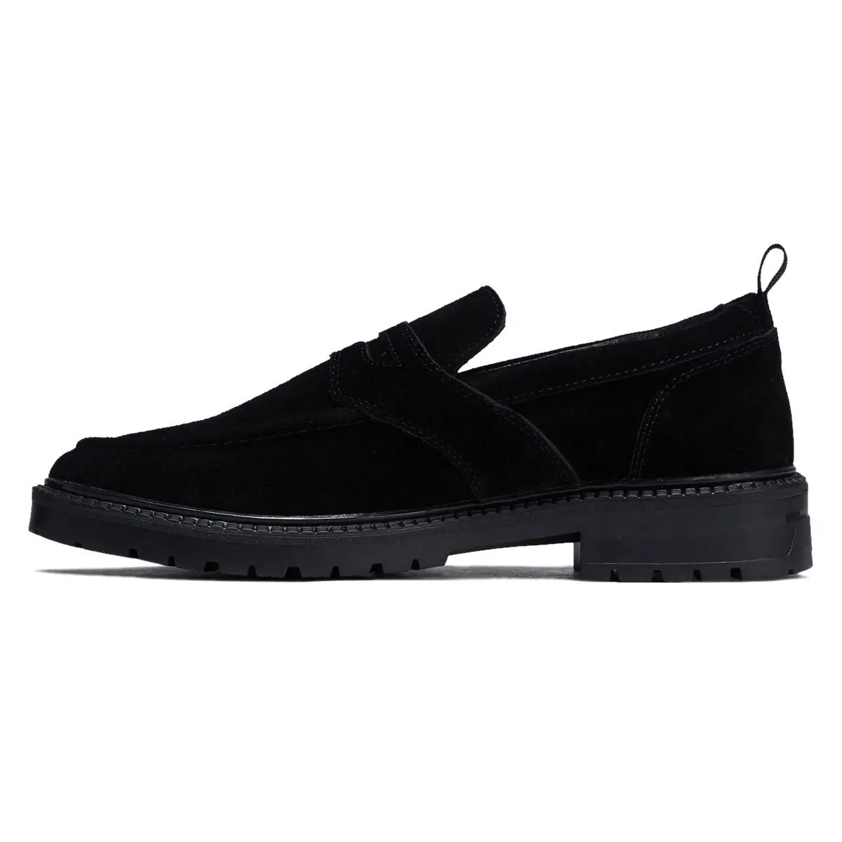 Hours Is Yours Cohiba Pd Dollin Lug Loafer Shoes Shoes - Black Suede 2