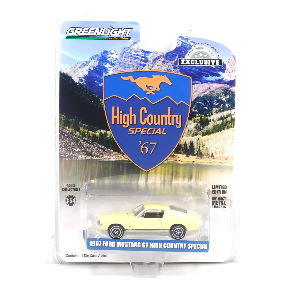 Hobby Exclusive 30504 1967 Ford Mustang Gt Fastback High Country Special 1:64 Diecast 1
