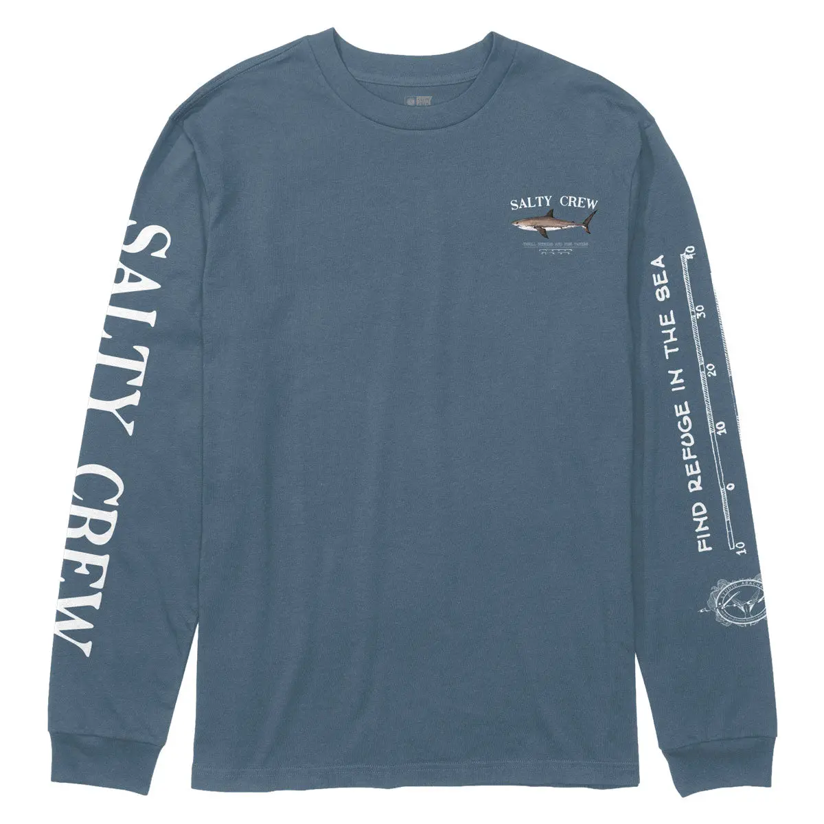 Salty Crew Bruce Classic Long Sleeve T-Shirt - Slate 1