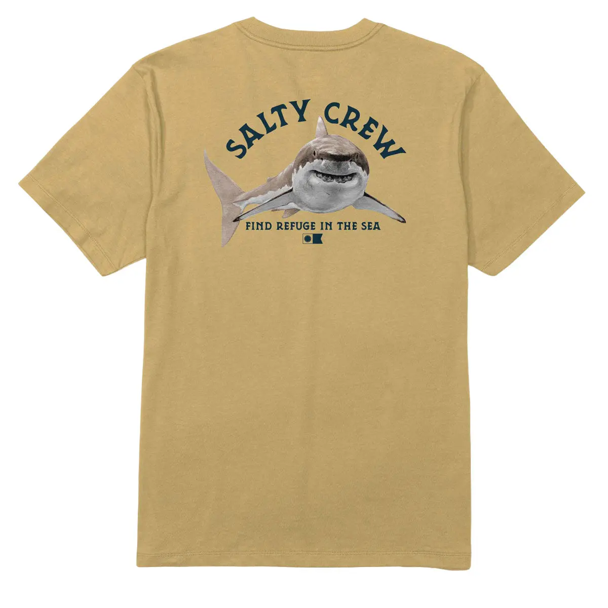 Salty Crew Lurking T-Shirt - Mineral Yellow 1