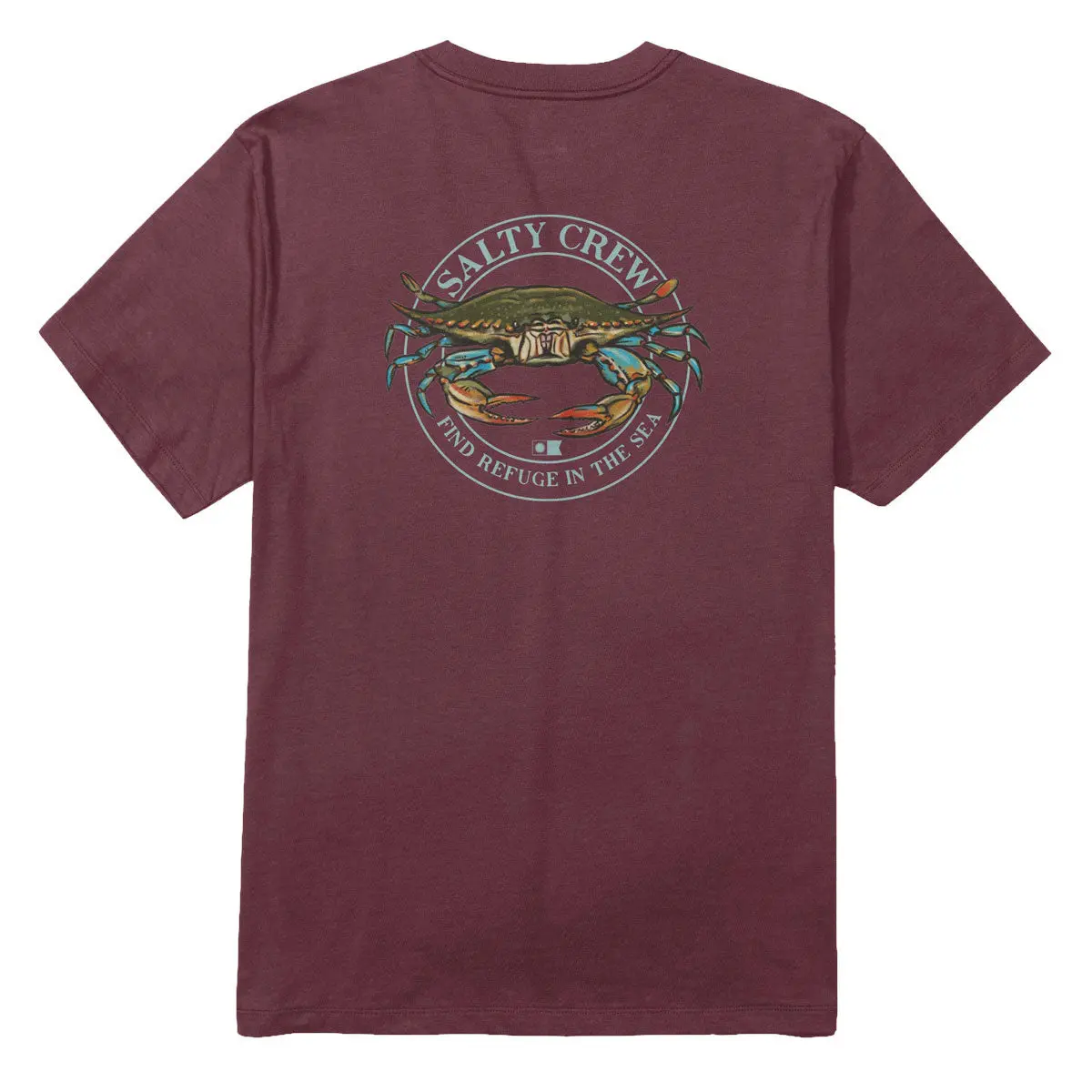 Salty Crew Jimmy T-Shirt - Burgundy 1