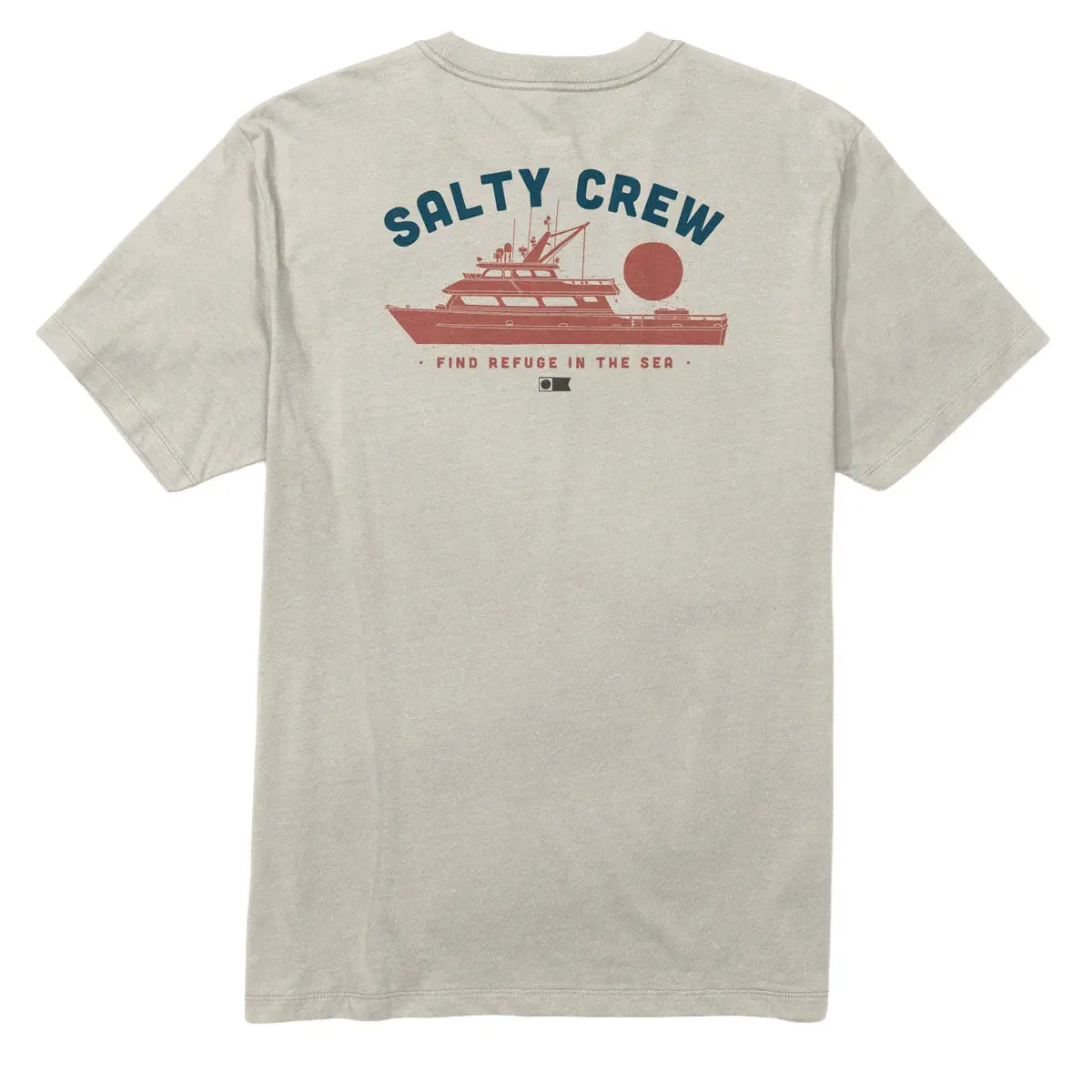 Salty Crew Overnight T-Shirt - Bone 1