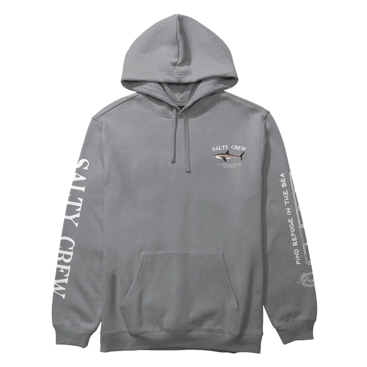 Salty Crew Bruce Fleece Hoodie - Shark Skin 1