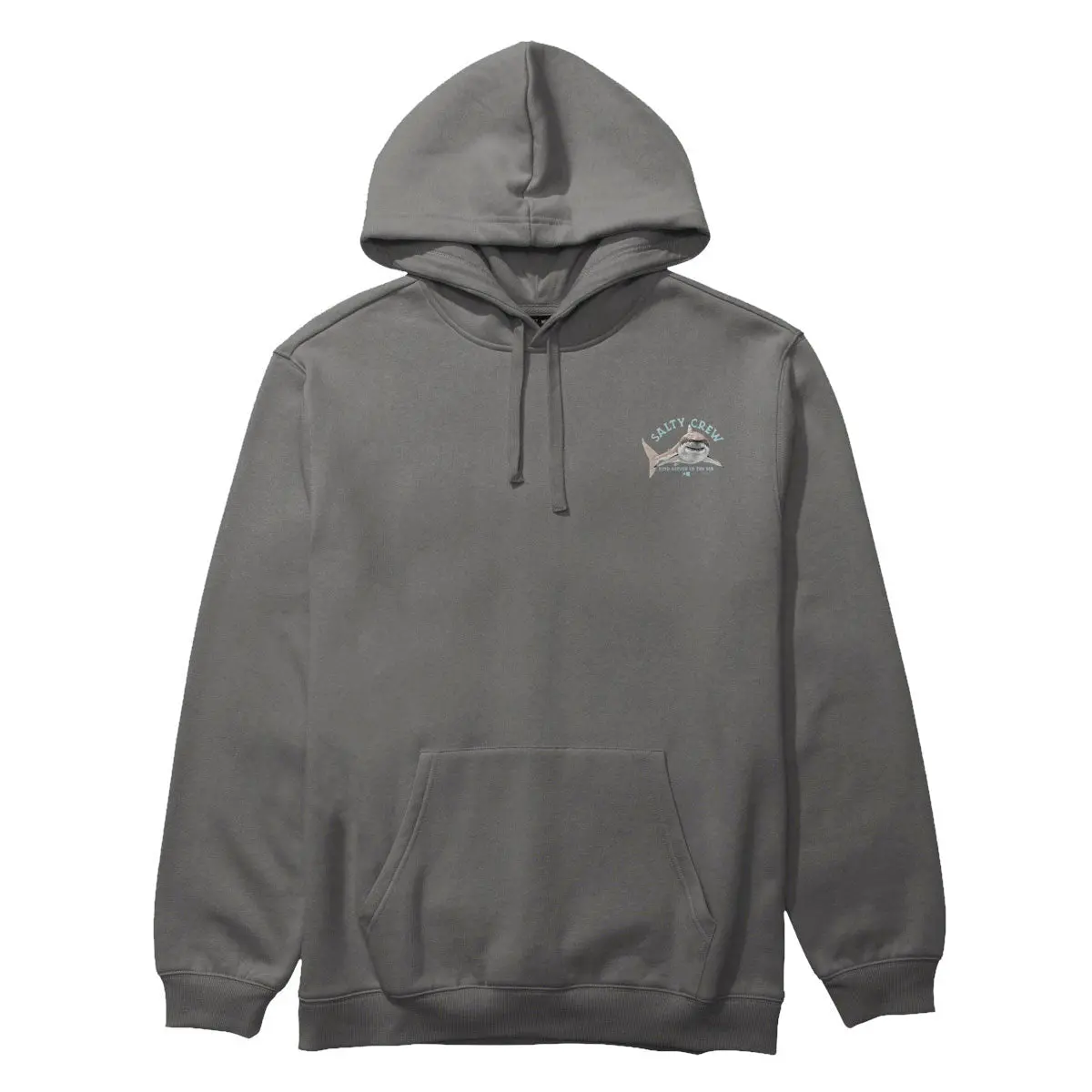 Salty Crew Lurking Fleece Hoodie - Charcoal 1