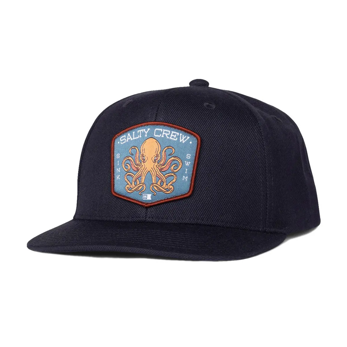 Salty Crew Tako Club Snapback Hat - Navy 1