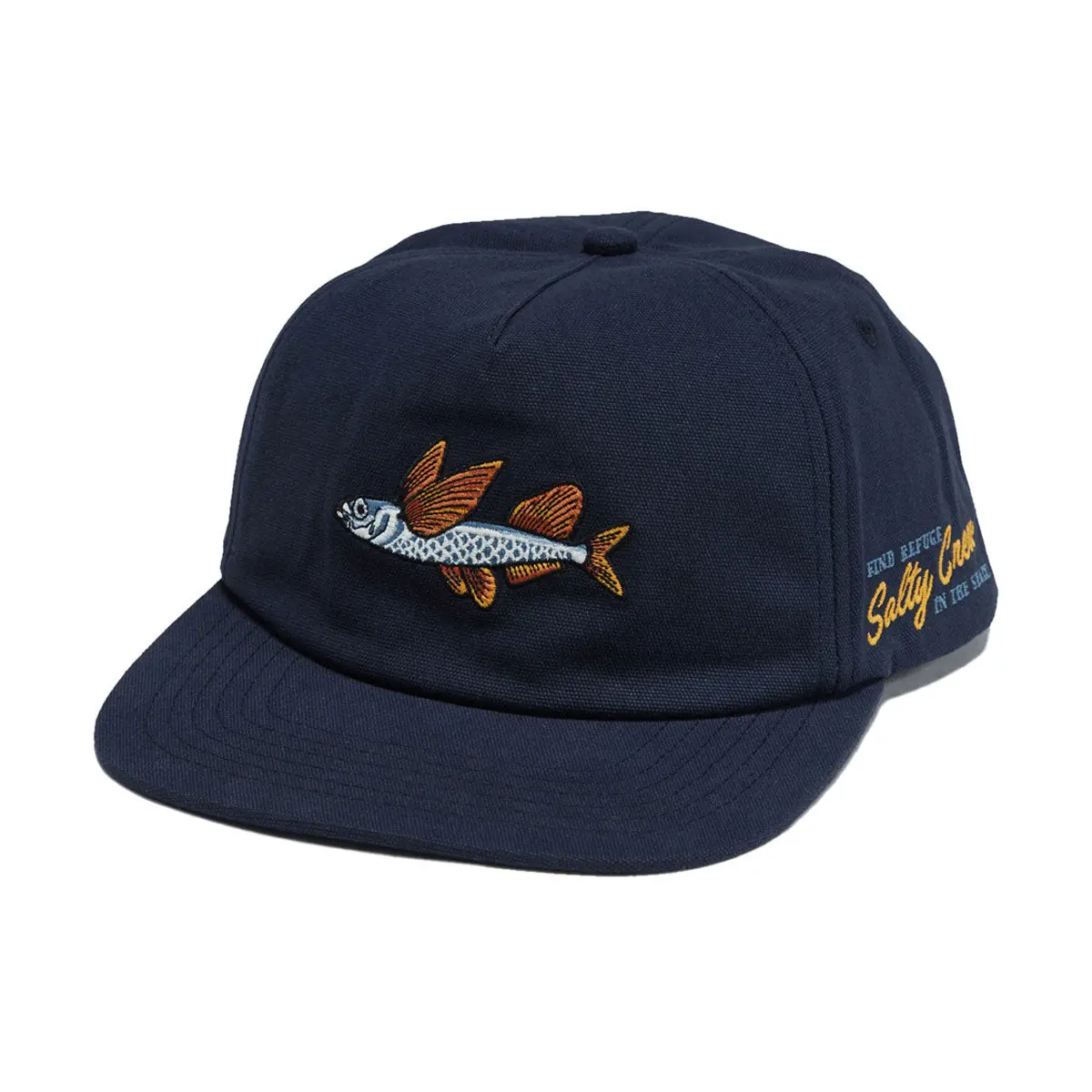 Salty Crew Coastal Snapback Hat - Midnight Navy 1