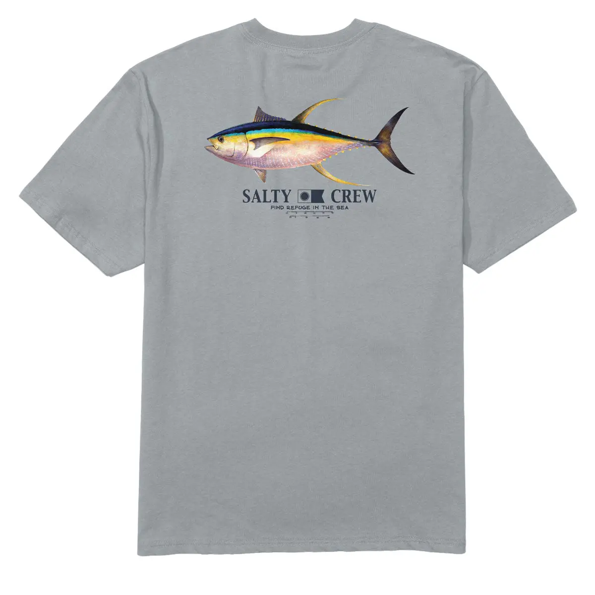 Salty Crew Ahi Classic T-Shirt - Quarry 1