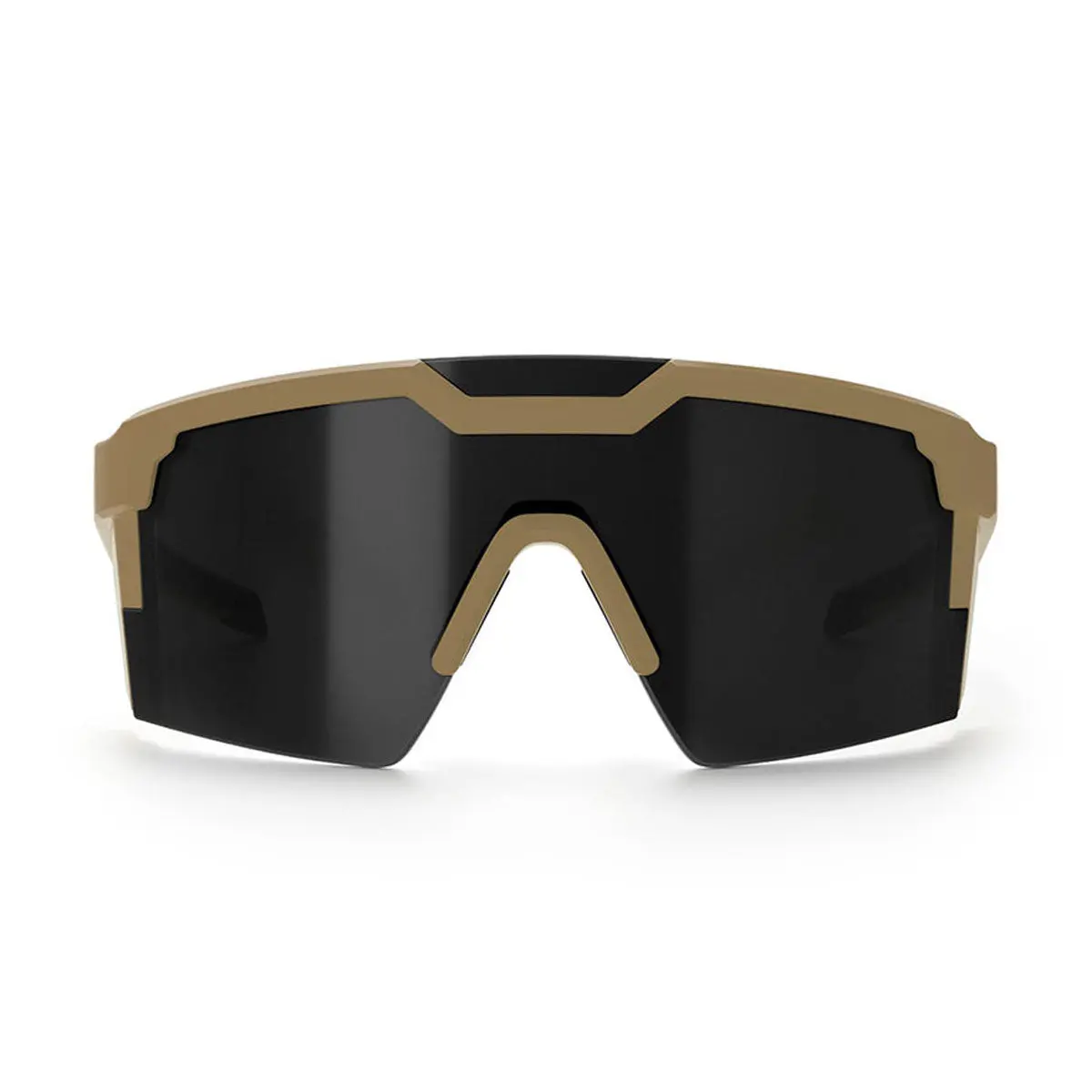Heat Wave Visual Future Tech Sunglasses - Z87+ Desert Tan/Black Lens 1