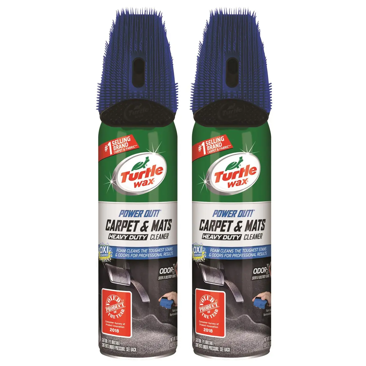 Power Out! Carpet and Auto Mat Cleaner with Odor Neutralizer – 18 oz Bottle (Twin Pack)
