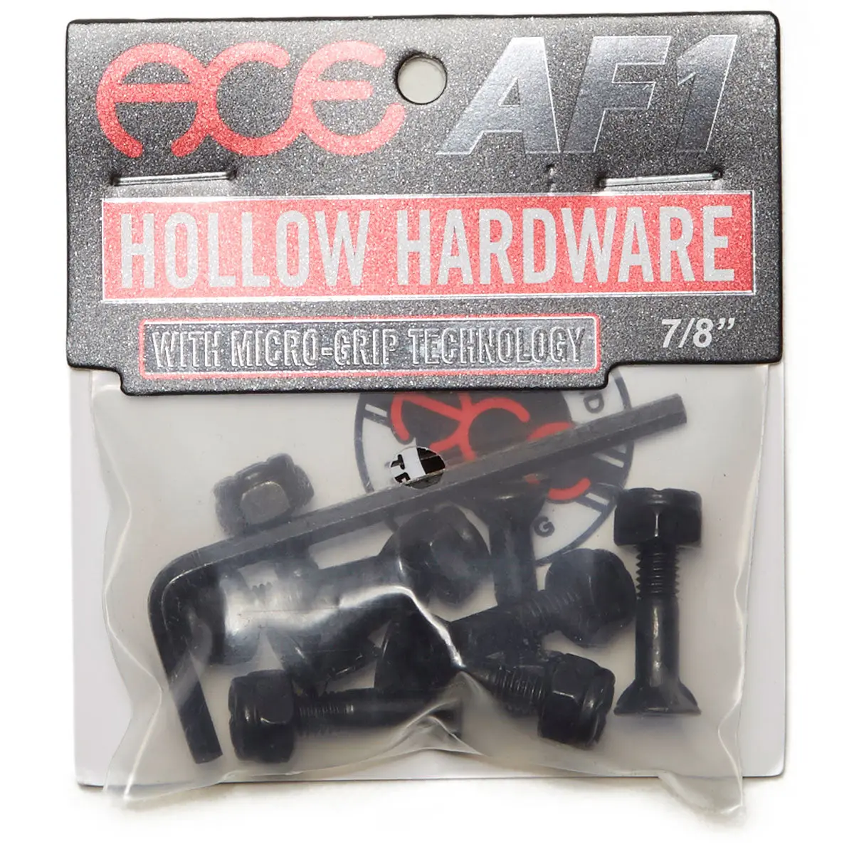 Ace Af1 Hollow Bolts W/ Grippers Allen Hardware - 7/8" 1