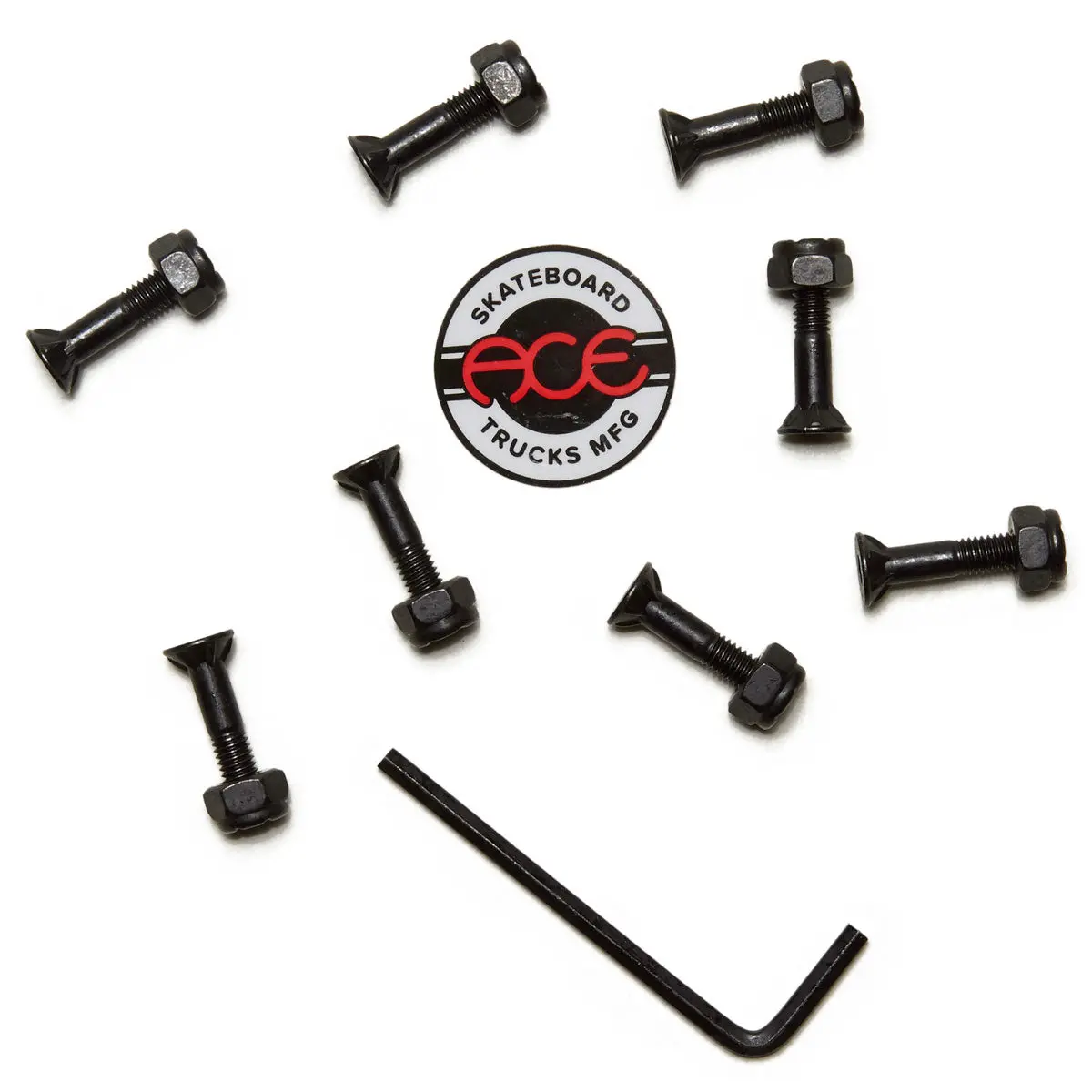Ace Af1 Hollow Bolts W/ Grippers Allen Hardware - 7/8" 2