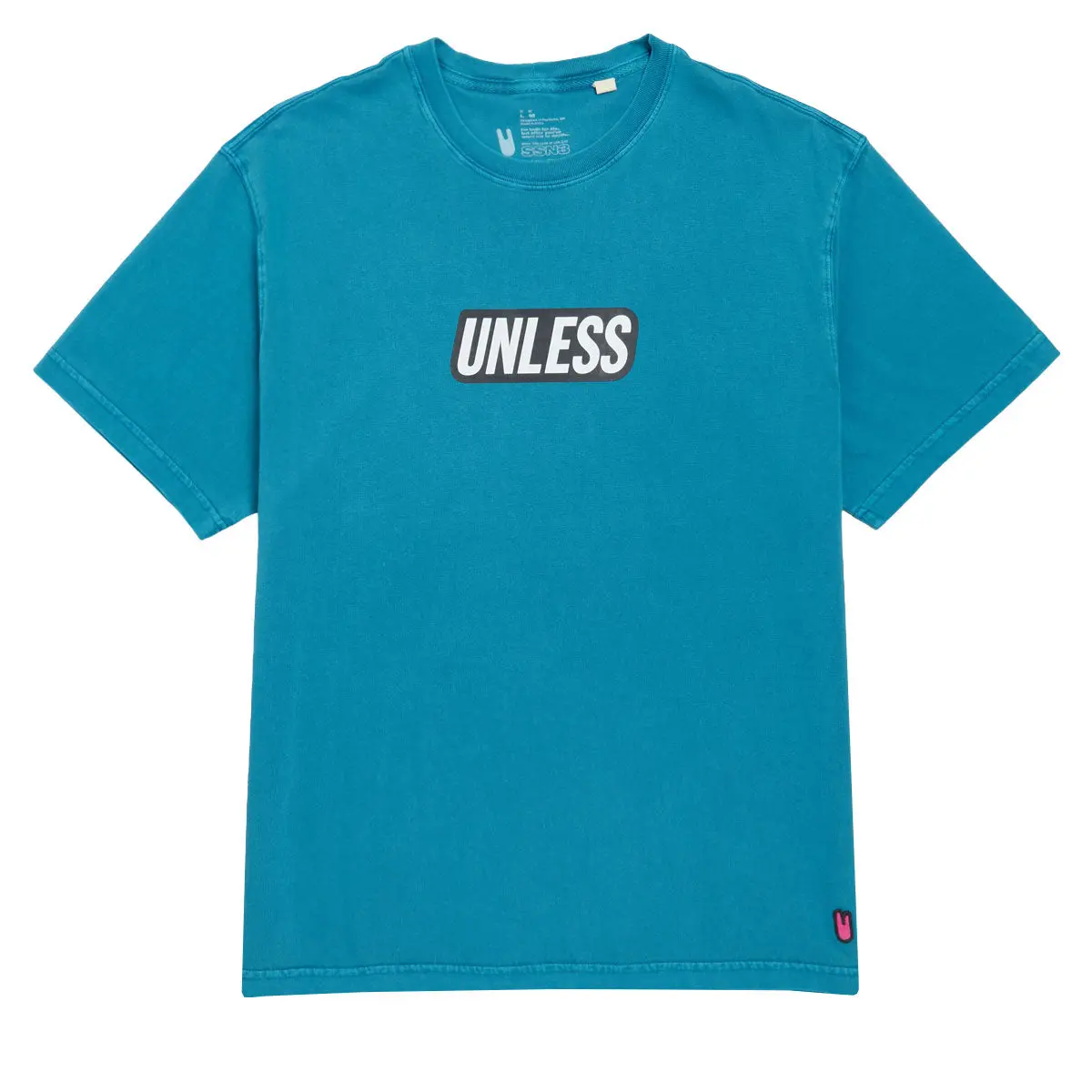 Unless Candy Bar T-Shirt - Blue Danube Washed 1
