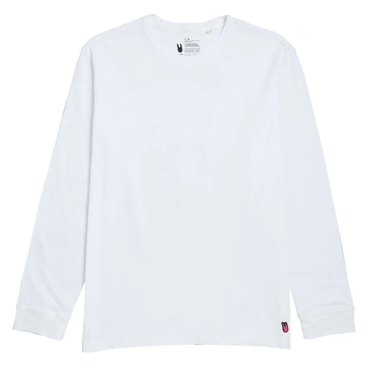 Unless Essentials Long Sleeve T-Shirt - White 1