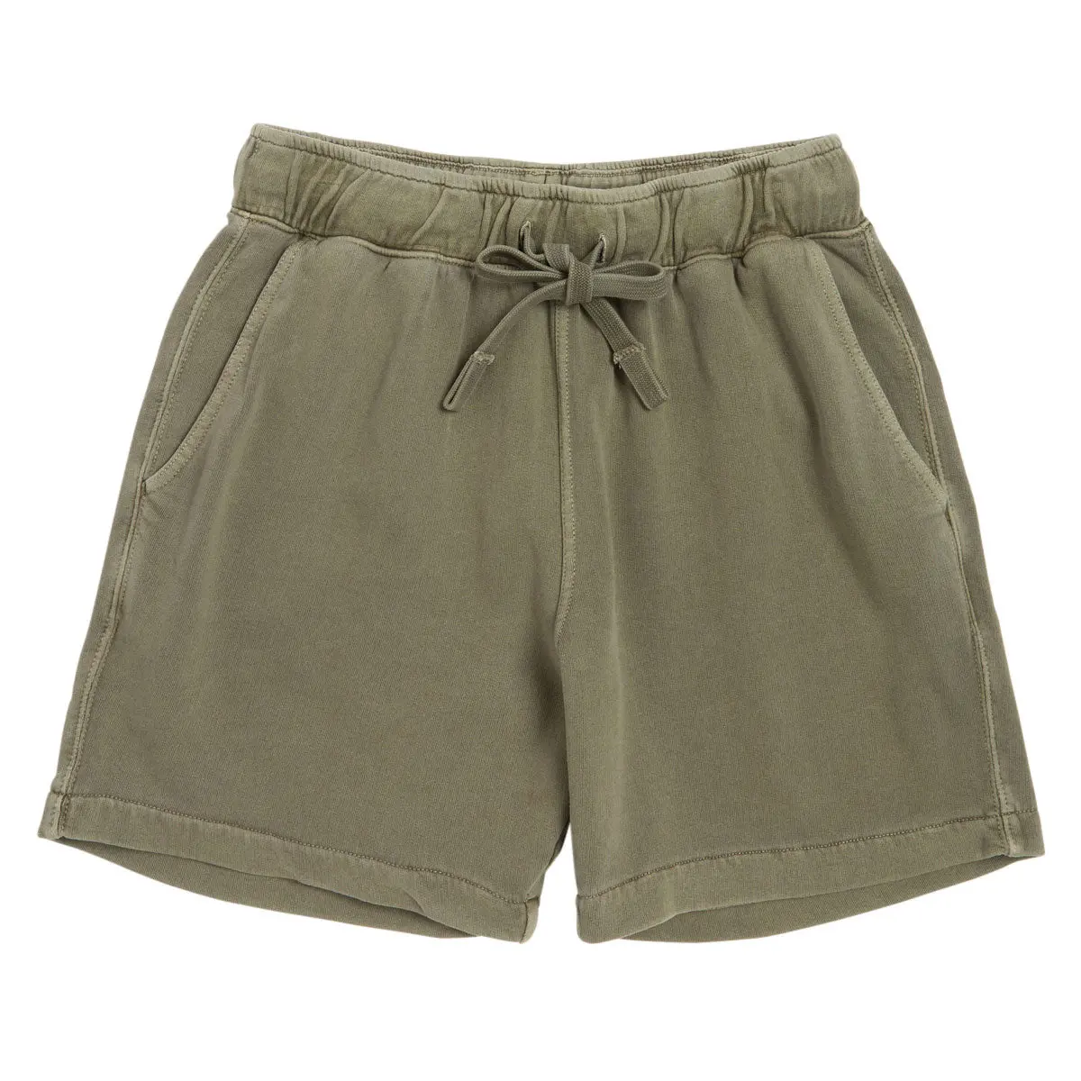Unless Essentials 6" Shorts - Olive Washed 1