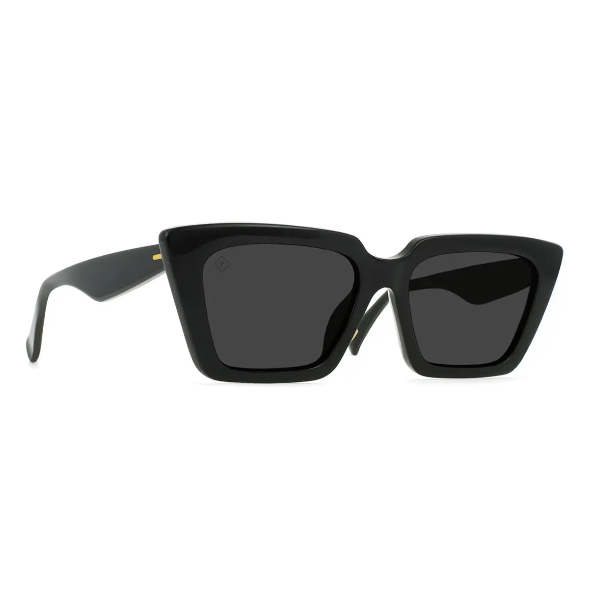 Raen Keera 54 Sunglasses - Recycled Black/Smoke Polarized 1