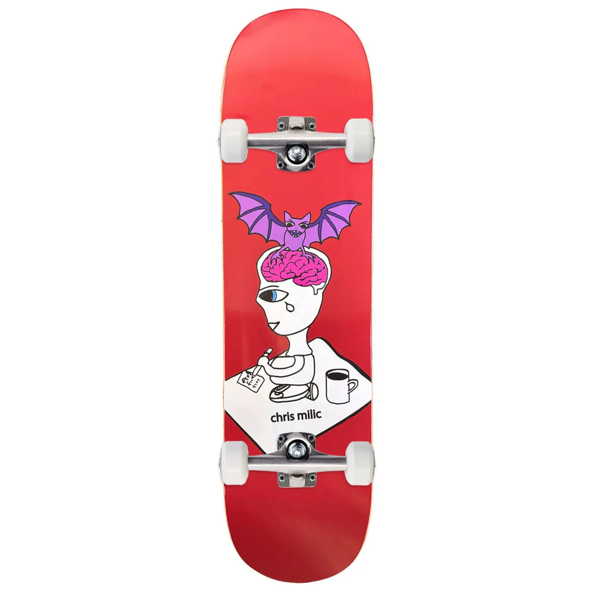 Frog Bat Brain Chris Milic Skateboard Complete - 8.60" 1