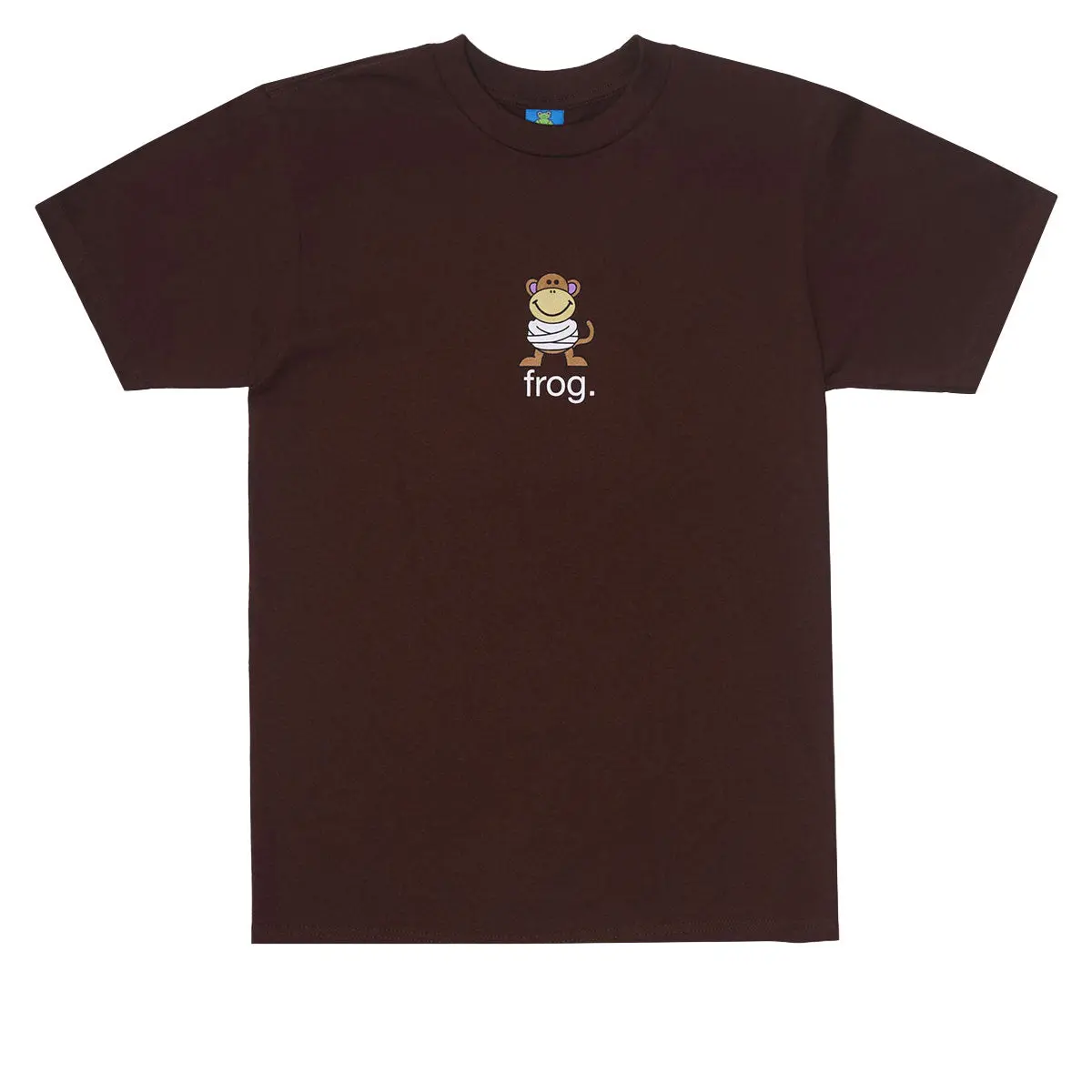 Frog Krazy Monk T-Shirt - Brown 1