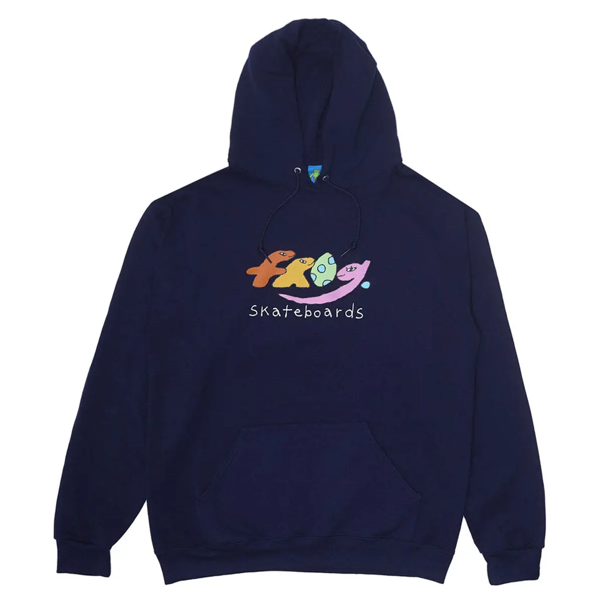 Frog Dino Logo Hoodie - Navy 1