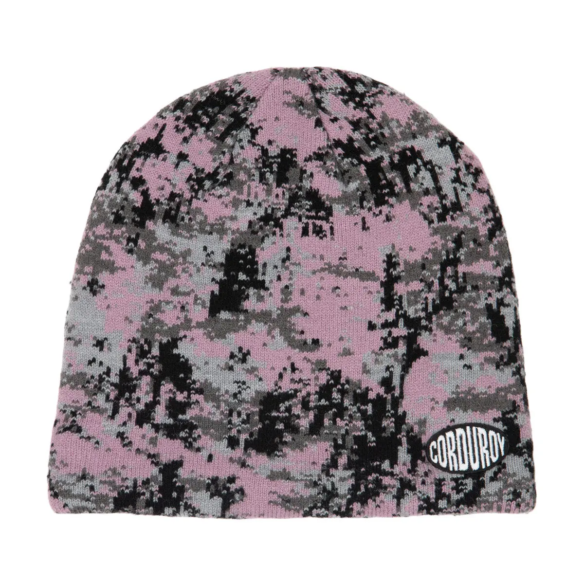 Corduroy Wasteland Skully Beanie - Purple 1
