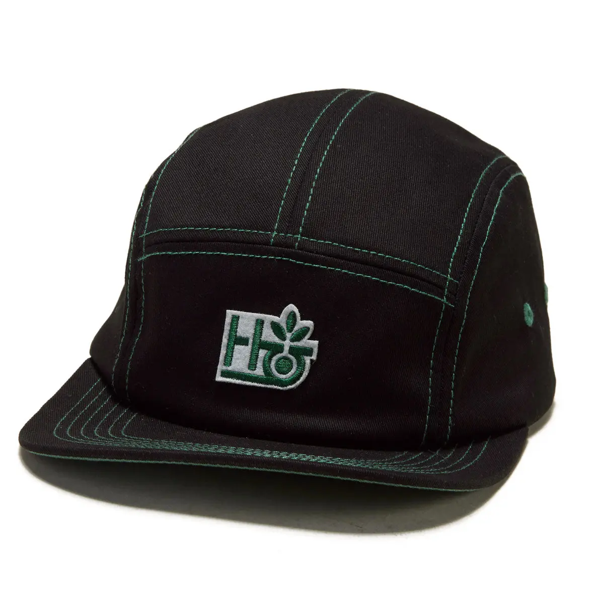 Habitat Ivy League 5 Panel Hat - Black 1