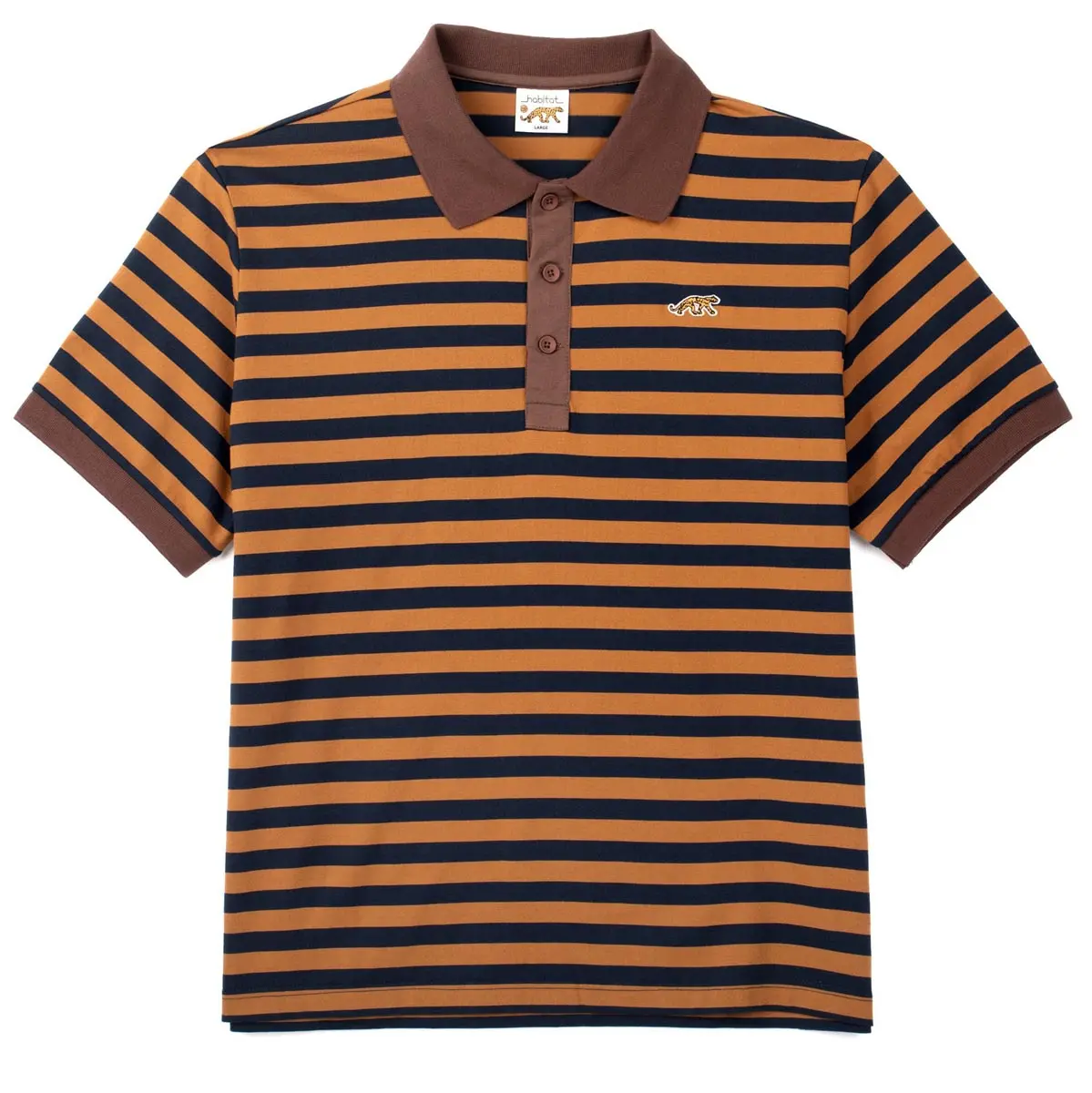 Habitat Panthera Polo Shirt - Navy/Orange 1