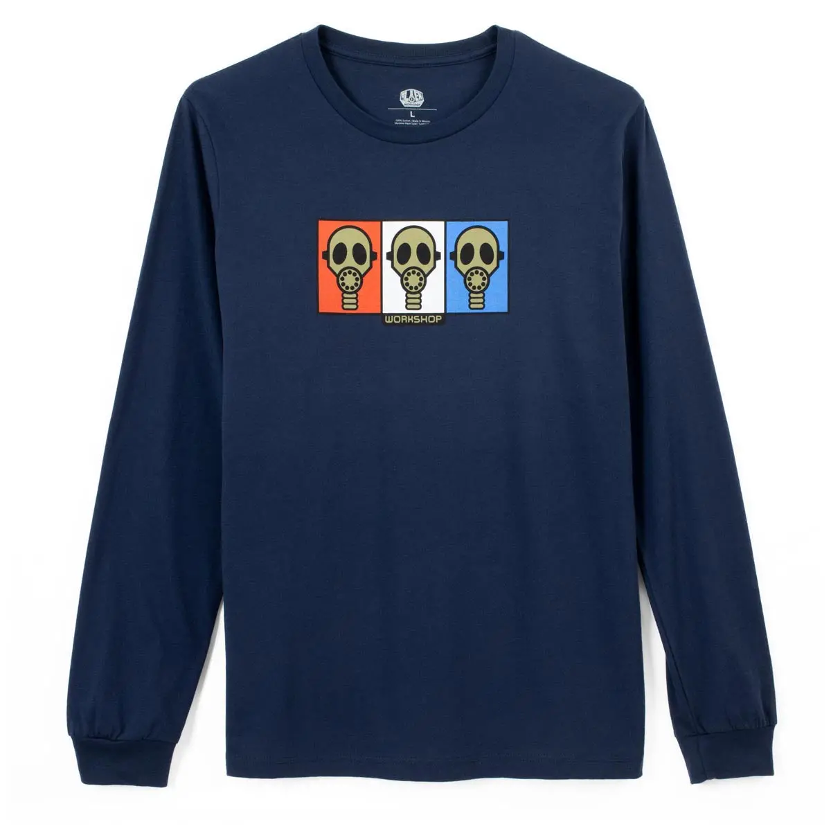 Alien Workshop Gas Mask Long Sleeve T-Shirt - Navy 1