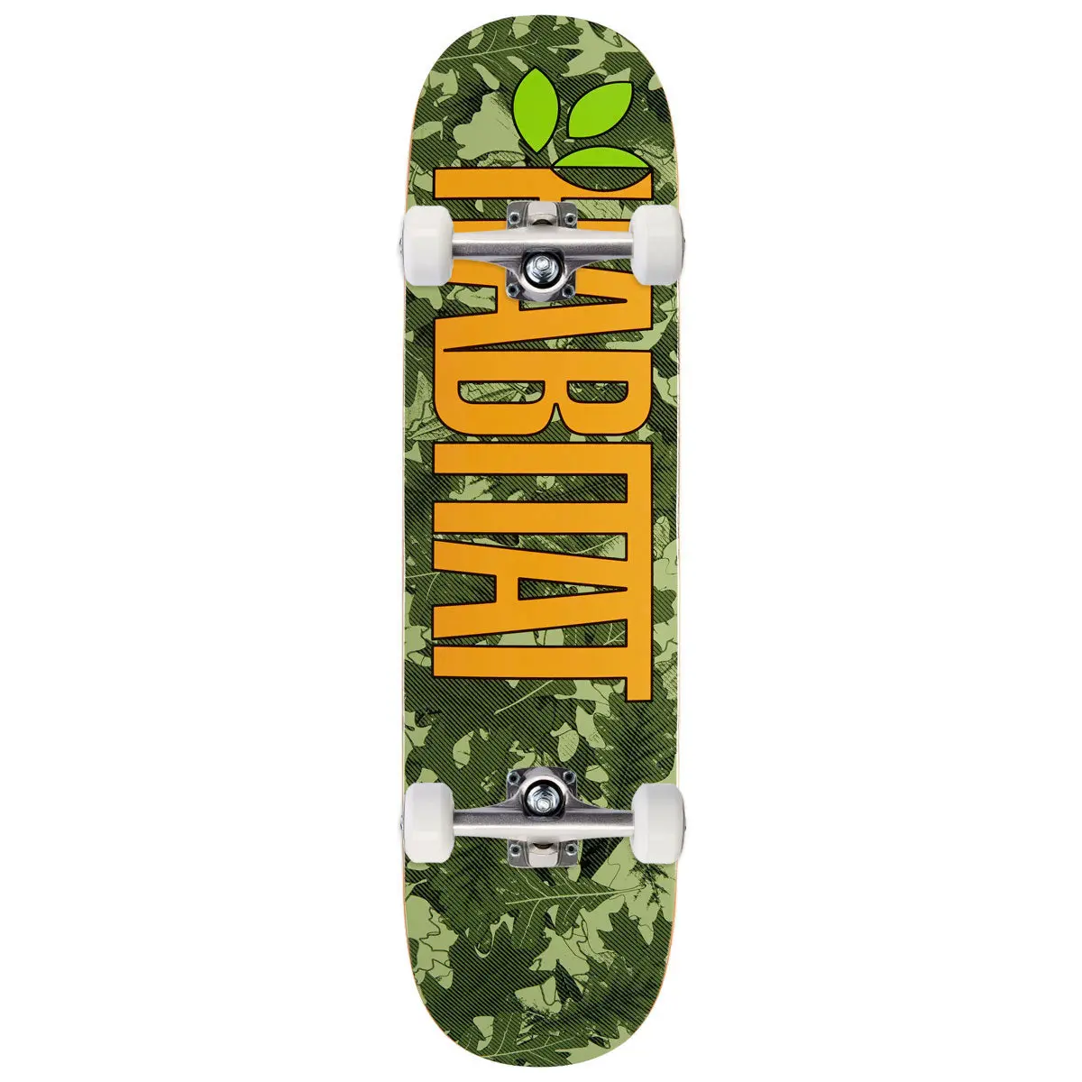 Habitat Oak Gamma Twin Skateboard Complete - Green - 8.25" 1