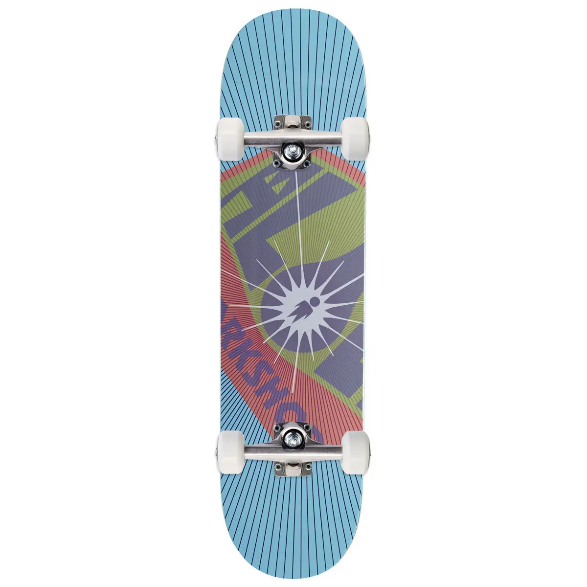 Alien Workshop Og Burst Skateboard Complete - Blue - 7.875" 1