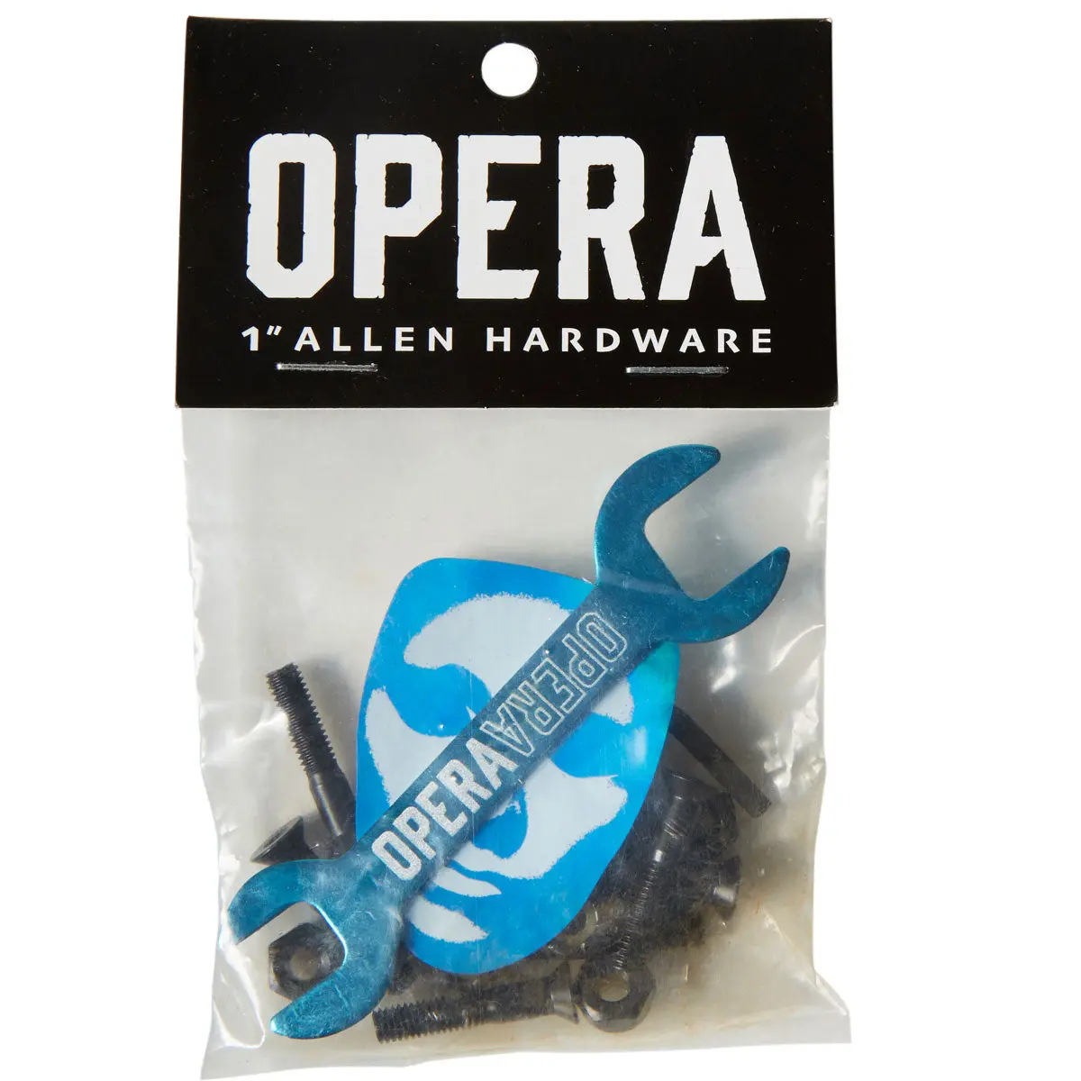Opera Allen Hardware - Black/Blue - 1" 1