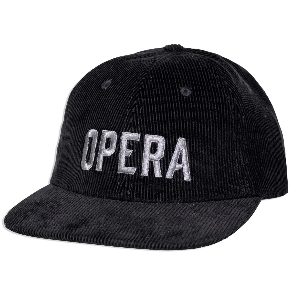 Opera Corduroy Hat - Black 1