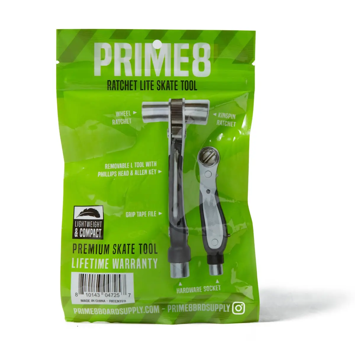 Prime8 Ratchet Lite Skate Tool - Black 1