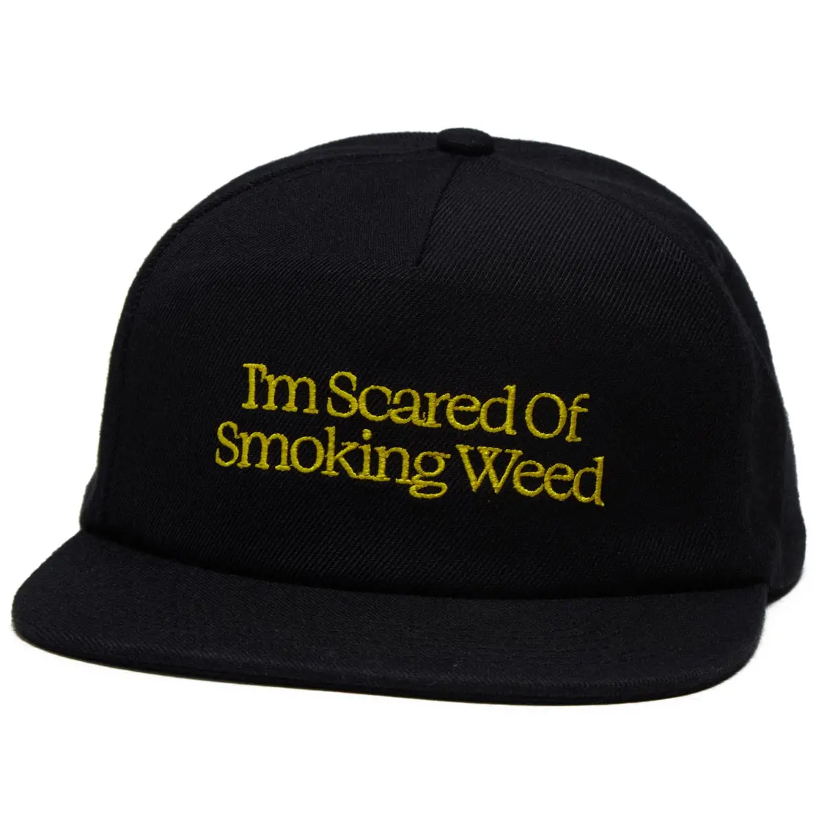 Jacuzzi Unlimited Scared Of Smoking Weed Hat - Black 1