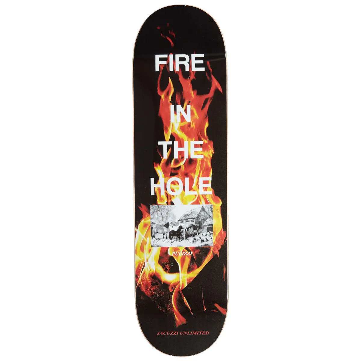 Jacuzzi Unlimited Michael Pulizzi Fire In The Hole Ex7 Skateboard Deck - 8.375" 1