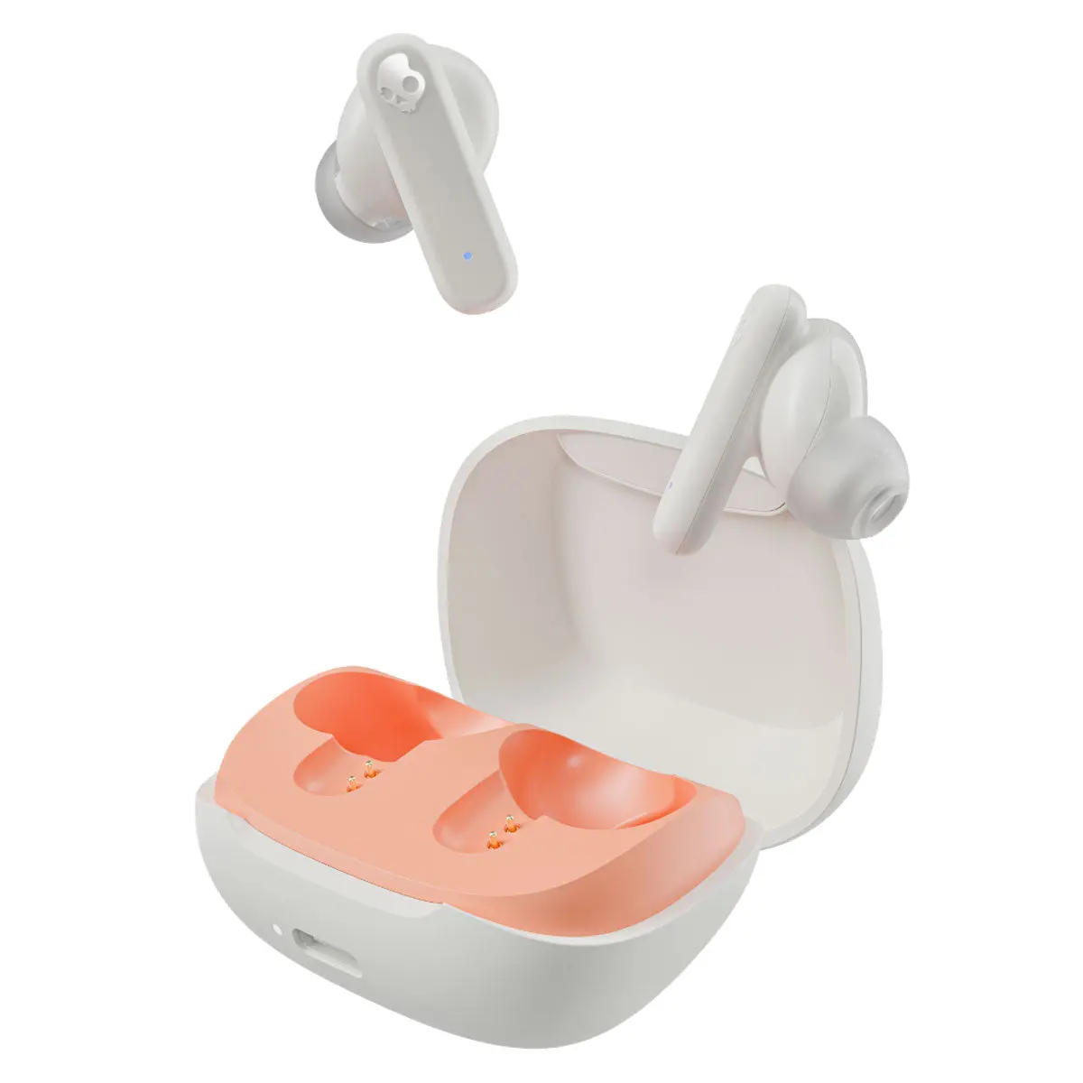 Skullcandy Tw Smokin Buds In-Ear Headphones - Bone/Orange 1