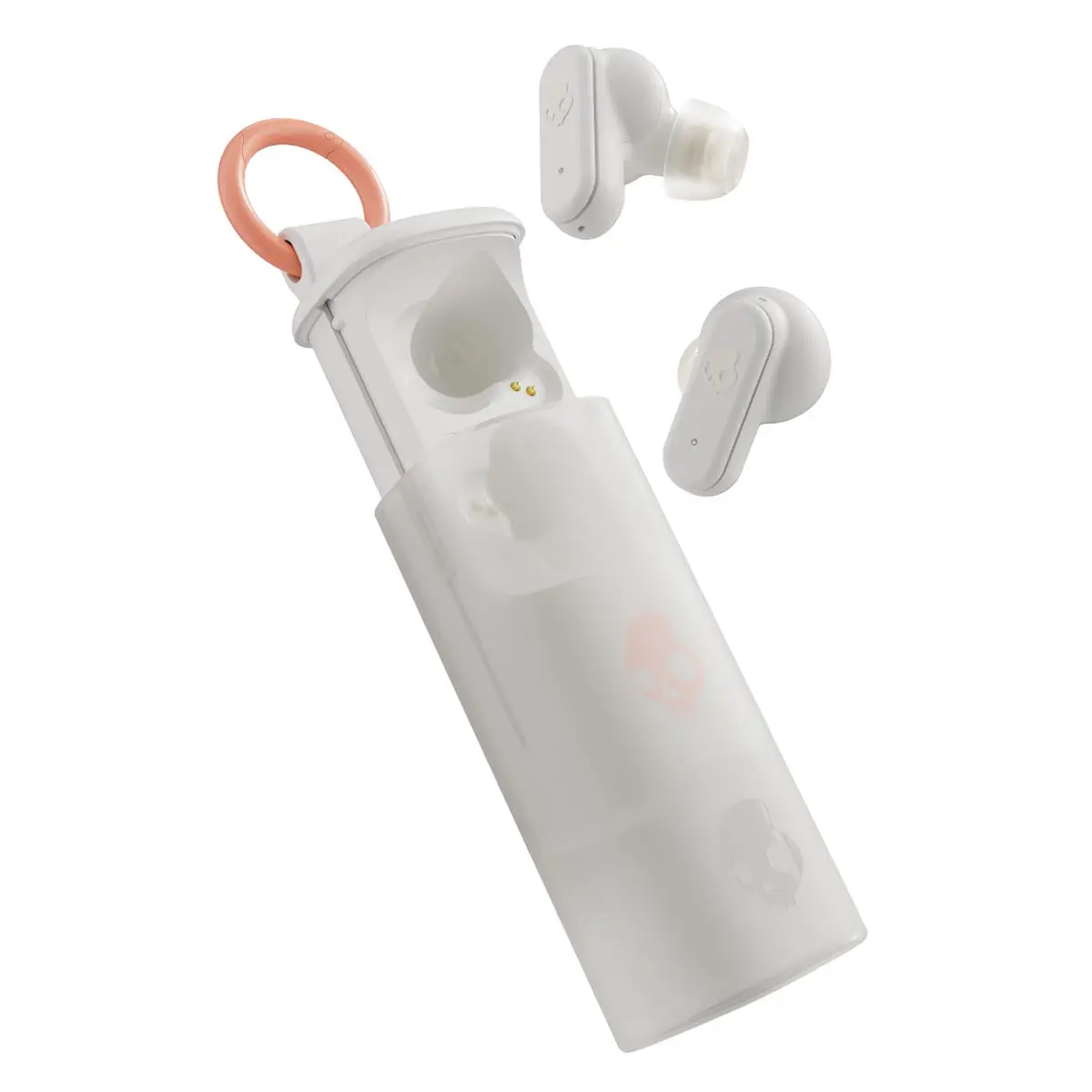 Skullcandy Tw Dime Evo Headphones - Bone/Glow Orange 1