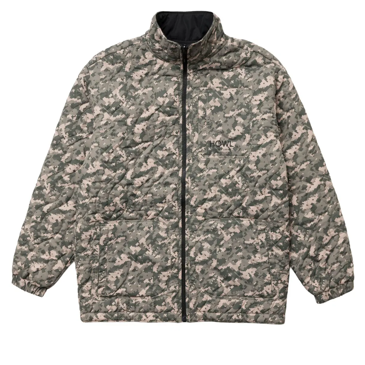 Howl Reversible Jacket - Black/Camo 1