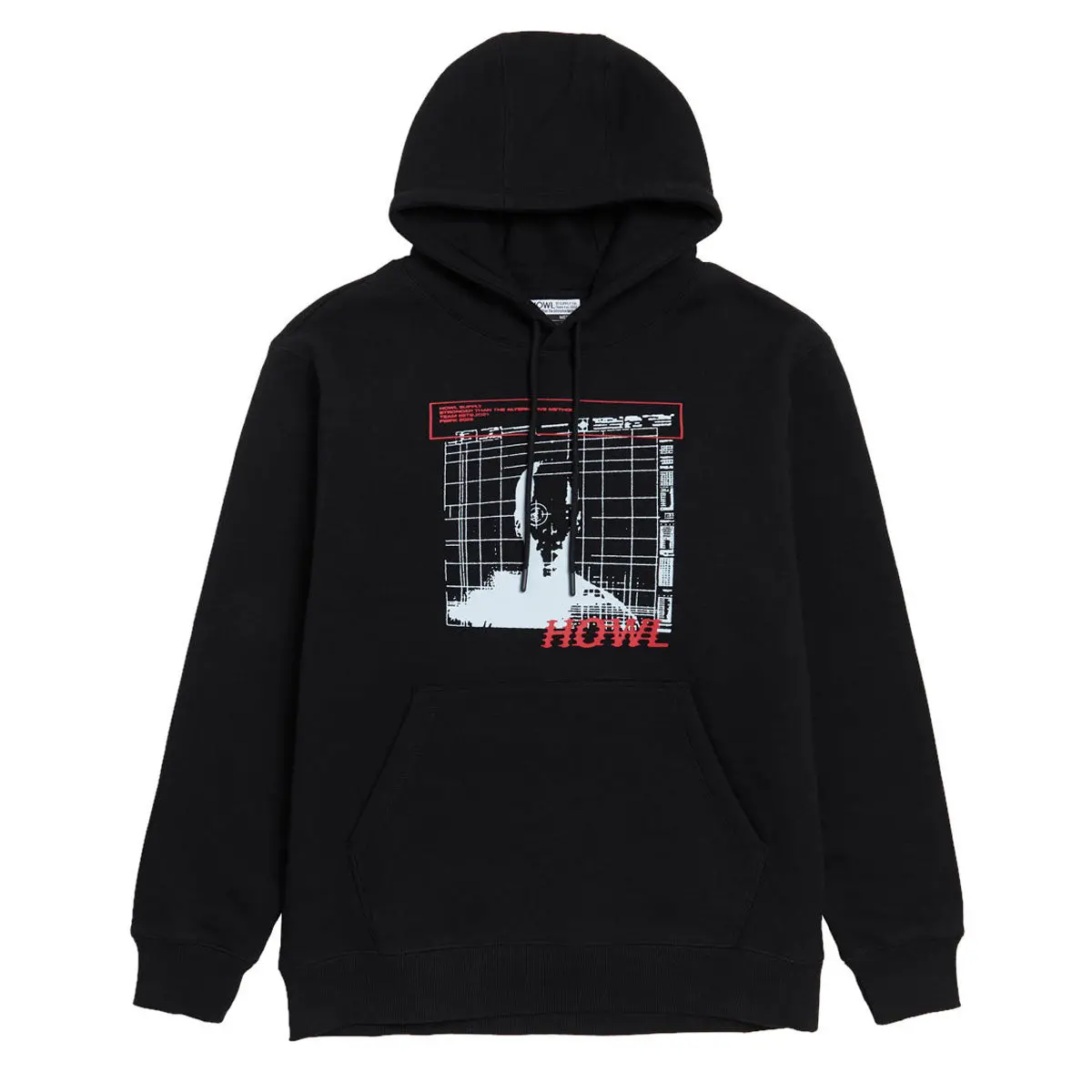 Howl Dwr Graphic Hoodie - Black 1