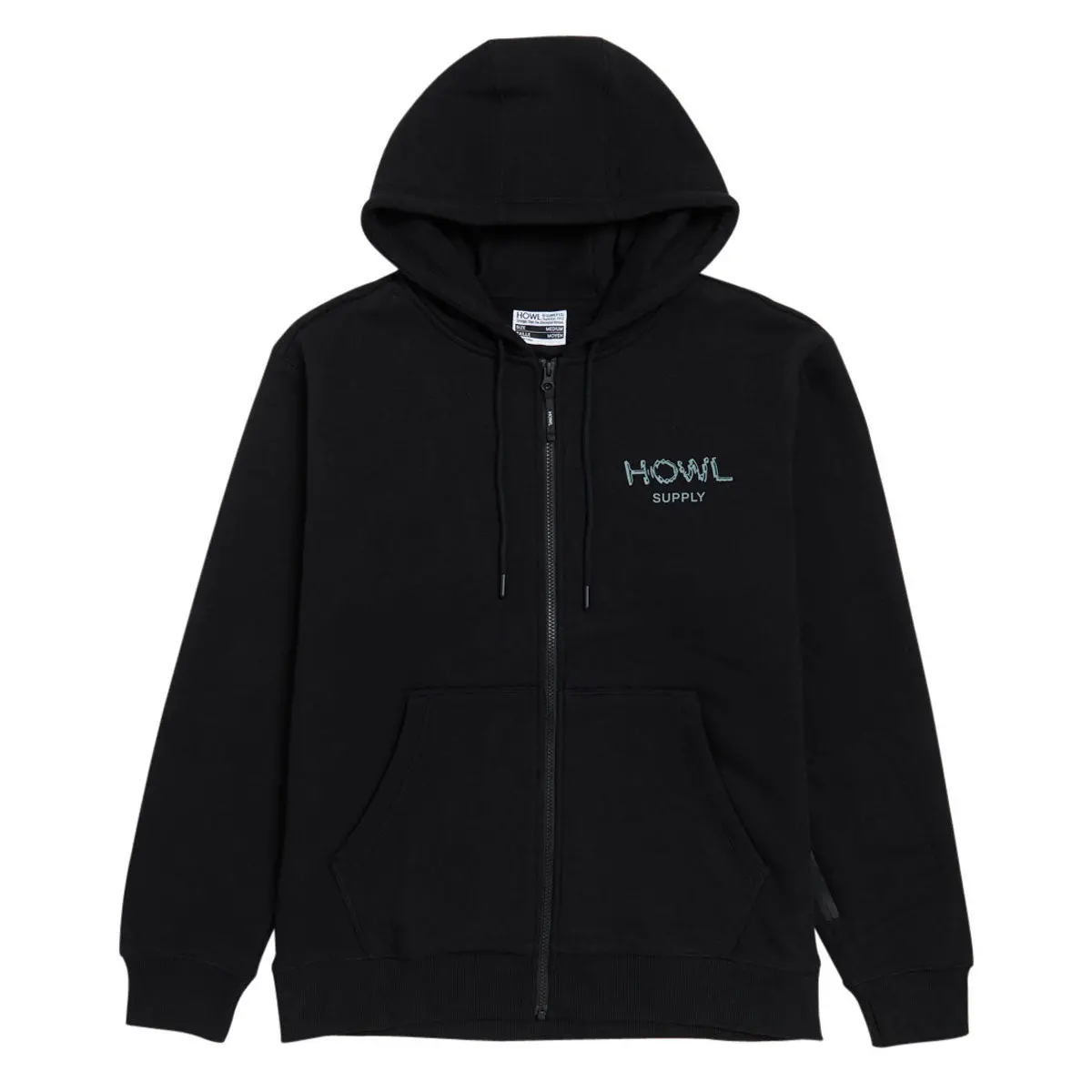 Howl Dwr Zip Up Hoodie - Black 1