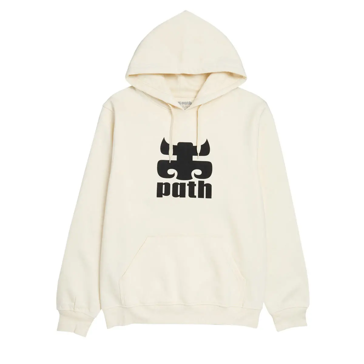 Ipath Classic Hoodie - Ivory/Black Print 1