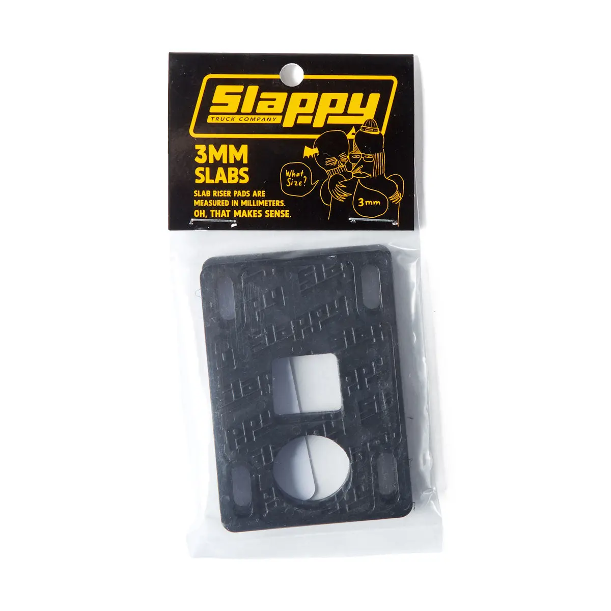 Slappy Slabs Low Risers - Black - 3Mm 1